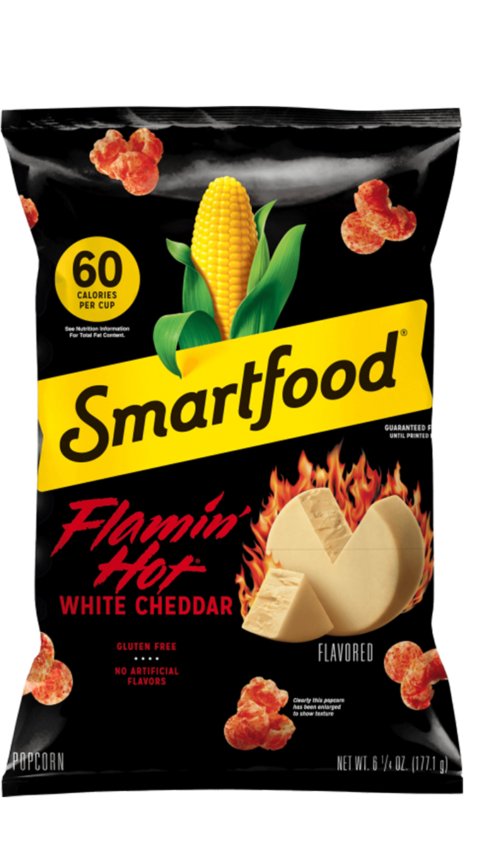 Smartfood® Flamin’ Hot® White Cheddar Flavored Popcorn