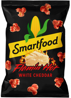 SMARTFOOD® Flamin’ Hot® White Cheddar Flavored Popcorn